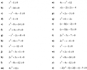 Quadratic Equation Questions with Solutions