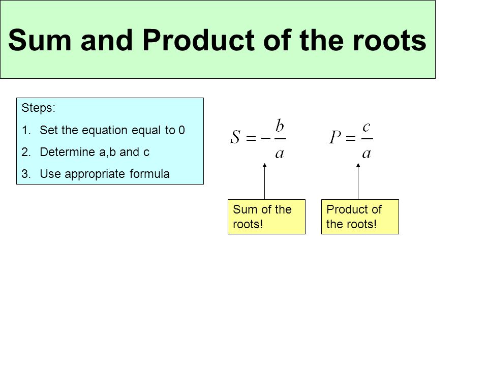 How To Find Roots Of Quadratic Equation