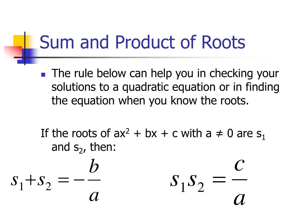 How To Find Roots Of Quadratic Equation